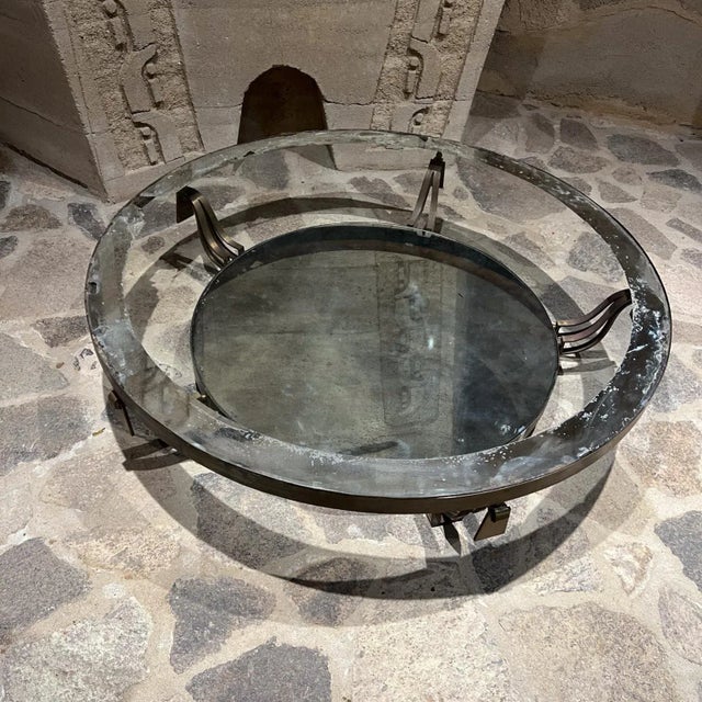 1940s Bronze Cocktail Table by Roberto & Mito Block Mexico For Sale - Image 11 of 11