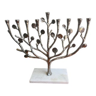 Michael Aram Botanical Leaf Menorah For Sale