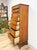 Mid 20th Century Ficks Reed Faux Bamboo Lingerie Chest Eight Drawers Brass Hollywood Regency For Sale - Image 9 of 11