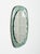 Mid-Century Modern Oval Wall Mirror with Green Frame, 1960s For Sale - Image 12 of 16