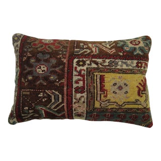 Zabihi Collection Lumbar Turkish Rug Pillow For Sale