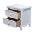 Lexington / Henry Link Country Cottage Style 24" White Wicker Two Drawer Nightstand 477-621 For Sale In Kansas City - Image 6 of 14