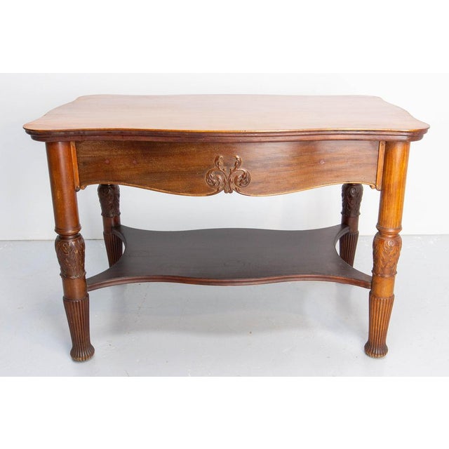 English Carved Side Table,1920 For Sale - Image 3 of 18