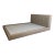 Crate and Barrel Upholstered Queen Size Platform Bed For Sale