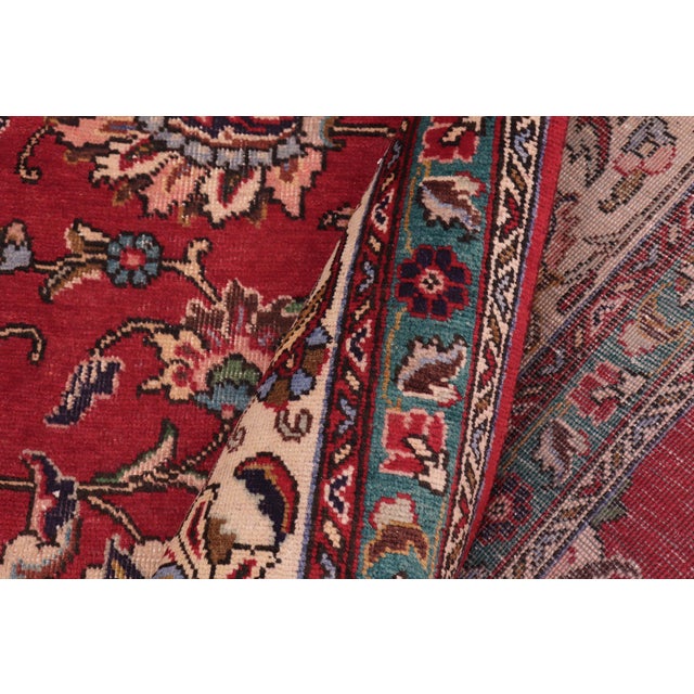 Hand-Knotted Wool Area Rug 9.7x12.9 For Sale - Image 4 of 8