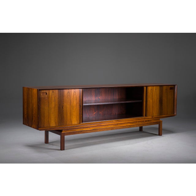 Large Danish Sideboard by Johannes Andersen for Christian Linneberg, 1960s For Sale - Image 10 of 18