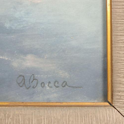 Anna Bocca, Landscape, Oil on Board, Framed For Sale - Image 8 of 14
