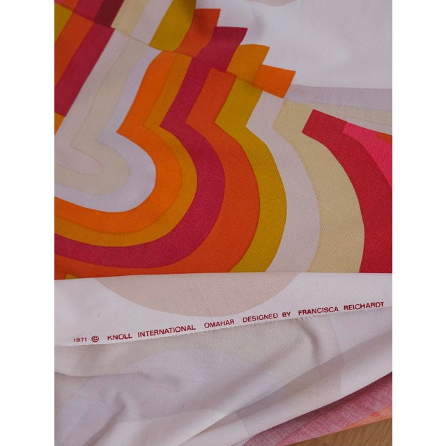 Vintage Omahar Fabric Panel by Francisca Reichardt for Knoll International, 1971 For Sale - Image 6 of 8