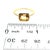 Natural Citrine Diamond Ring 6.5 14k Yellow Gold 2.45 TCW Certified For Sale - Image 4 of 5