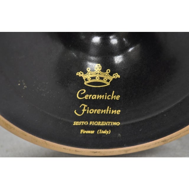 Late 20th Century Ceramiche Florentine Italian Neoclassicall Terracotta Pottery Compote Dish, Pair For Sale - Image 14 of 16