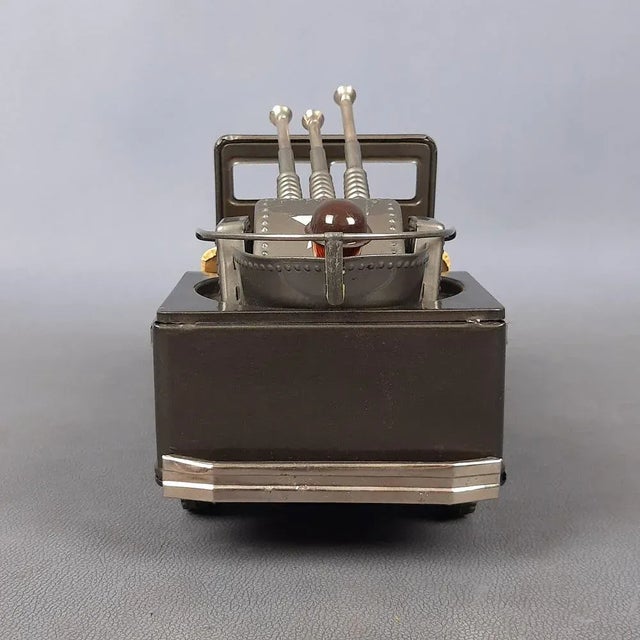 1960s Vintage Army Combat Jeep Daya Terai Tin Toy, Japan, 1960s For Sale - Image 5 of 18