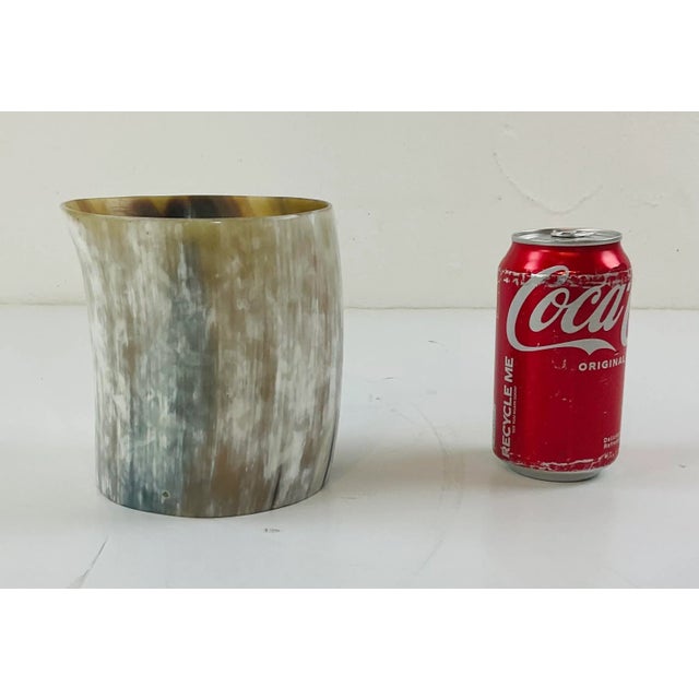 Made Goods Made Goods Modern Faux Buffalo Horn Vase For Sale - Image 4 of 4