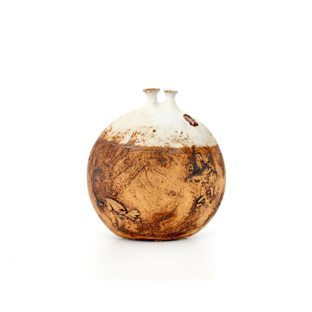 1970s Isabel Parks Ceramic Vessel or Weed Pot Signed Parks Hickory Grove Studios For Sale - Image 9 of 13