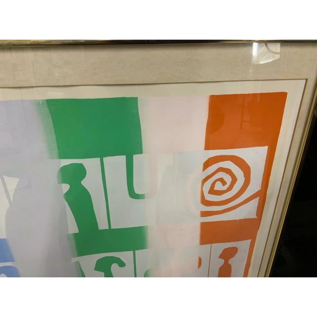 “Mythos Xvii” Large Original Serigraph Print by Lawrence Kupferman For Sale - Image 4 of 12