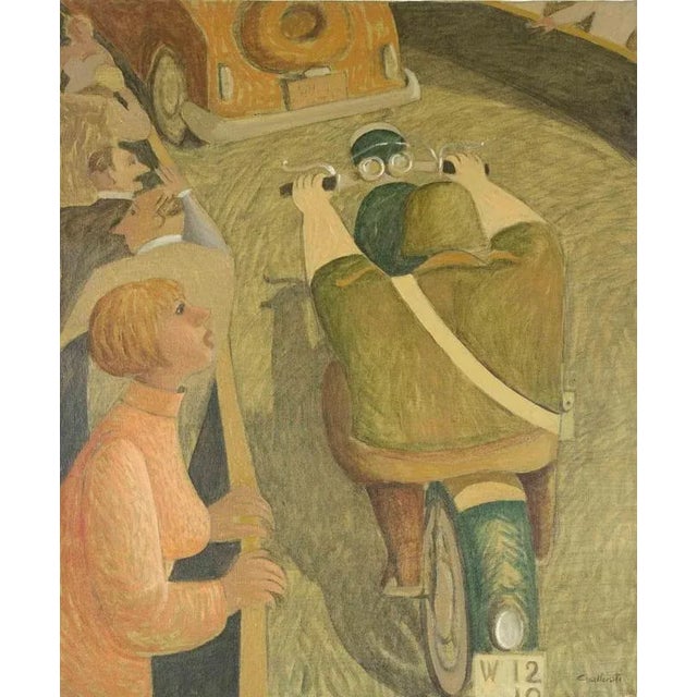 1970s Alberto Gallerati, To the Front, Oil on Canvas, 1970s For Sale - Image 5 of 5