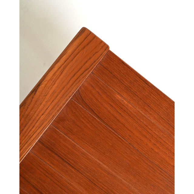 Scandinavian Teak Bench with Planter, 1960s For Sale - Image 6 of 8
