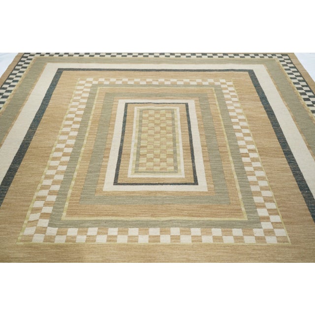 Turkish Sumak Flat Weave Wool Rug 8'0" X 10'0" For Sale In New York - Image 6 of 10