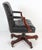 English Late 20th Century Tufted Leather Executive Office Chair Traditional Chesterfield Style For Sale - Image 3 of 11