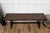 20th Century Italian Lyre Leg Trestle Wooden Bench, 1950s For Sale - Image 6 of 8