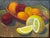 Vintage 1965 Impressionist Still Life Oil Painting of Fruit For Sale - Image 4 of 7