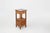French Art Deco Nightstand in Oak with Pink Marble Top, 1930s For Sale - Image 10 of 14