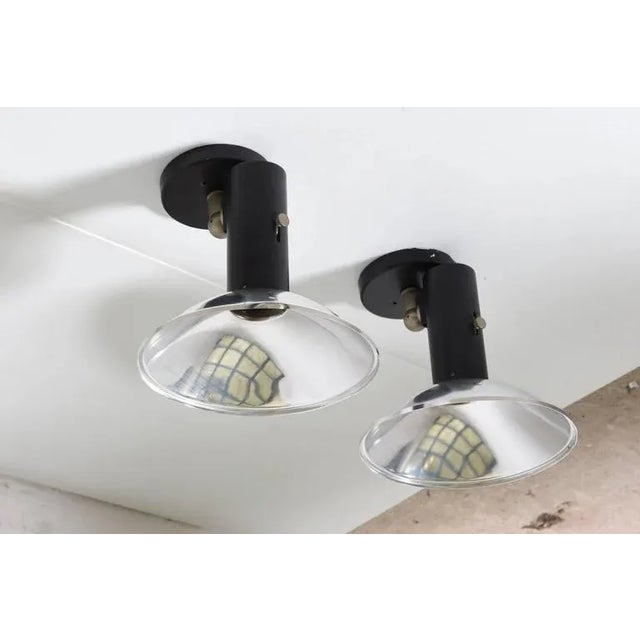 1960s Black Adjustable Wall Light from Raak, 1964 For Sale - Image 5 of 9