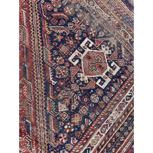 19th Century Shiraz Rug, 1890s For Sale - Image 14 of 18