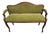 Vintage Green Sofa Bench, 1950s For Sale
