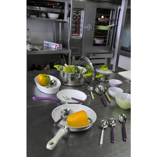 Made in Italy with the highest quality of 18/10 stainless steel and resin made with Nylon and Fiberglass. Colorfull,...