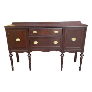 1940s Vintage Hepplewhite Federal Buffet For Sale