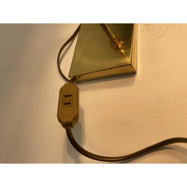 Vintage Ministeriale Table Lamp in Brass, 1960s For Sale - Image 10 of 11