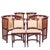 Chairs and Armchairs by Josef Hoffmann for Jacob and Josef Kohn, Vienna, Austria, 1890s, Set of 6 For Sale - Image 9 of 9