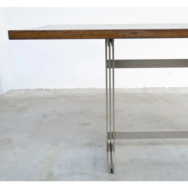Wenge Dining Table by Jules Wabbes for Mobilier Universel, 1960s For Sale - Image 10 of 18