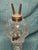 Antique Eapg Bullseye Fleur-De-Lis Glass Whale Oil Lamp Camphene Flint 1850s For Sale In Boston - Image 6 of 13