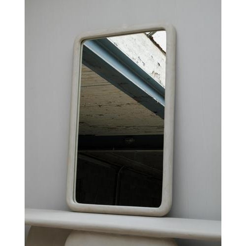 Sabbia Small Wood And Colored Mineral Lime Plaster Mirror by Dennis Kaiser Dimensions: D 5 x W 60 x H 100 cm. Materials:...
