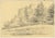 An original 1839 graphite drawing, Monro, The Keep of Carisbrooke Castle, Isle of Wight.A fine graphite drawing by a...