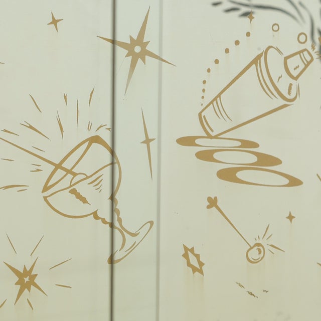 1950s Walnut Liquor Cabinet by Denman Furnishings of Nottingham For Sale In Los Angeles - Image 6 of 12