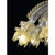 Huge Italian Chandelier with Flowers and Leaves Murano Glass For Sale - Image 4 of 9