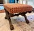 Vintage Carved Claw Footed Bassett Ottoman For Sale - Image 9 of 12