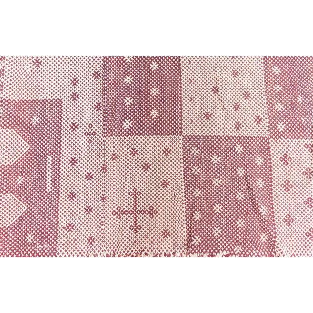 Art Deco Modern Moroccan Style Geometric Flat Weave Wool Rug by Doris Leslie Blau For Sale - Image 3 of 8