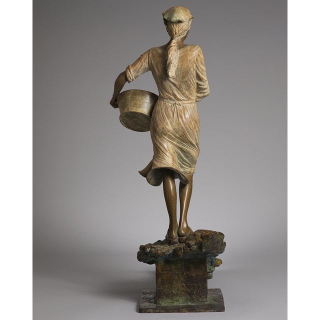 Rodd Ambroson "Dignity" Original Bronze Sculpture, Limited Edition 24/30, 24"h, Coa For Sale - Image 4 of 6