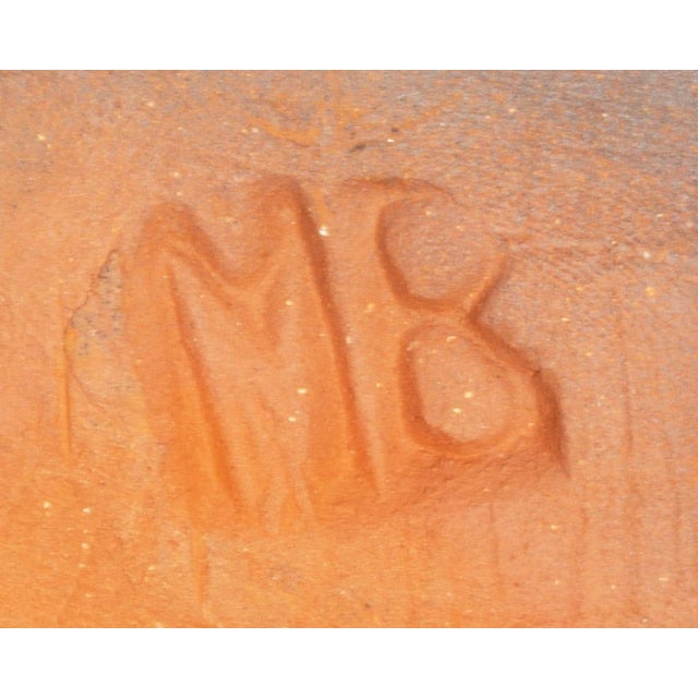 Late 20th Century Studio Pottery Saw and Hammer Tile by Mark Bulwinkle For Sale - Image 5 of 6