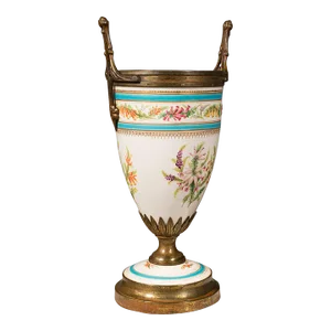 1900s Antique Victorian French Ceramic Mantlepiece Jardiniere