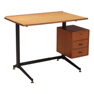 Small Vintage Desk in Wood, 1960s For Sale