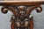 Brown French Baroque Style Carved Walnut Marble Top End Table For Sale - Image 8 of 10