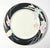 American 1980s Mikasa “Charisma, Black” Porcelain Dinner Plates - Set of 8 For Sale - Image 3 of 5
