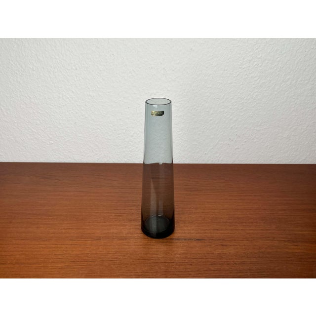 Mid-Century Modern German Crystal Glass Vase from WMF, 1960s For Sale - Image 4 of 13