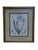 Terrific pair of Ann Gethen (British) framed floral prints, contemporary frames, fine double matting, both in excellent...