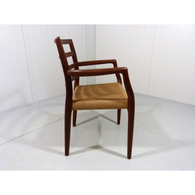 1980s Desk Chair Model 68 by Niels Otto (N. O.) Møller for J.L. Møller, Denmark, 1980s For Sale - Image 5 of 14