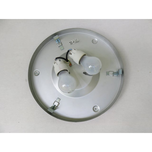 Large Opaline Glass UFO Ceiling or Wall Light from Peill & Putzler, 1970s For Sale - Image 13 of 16